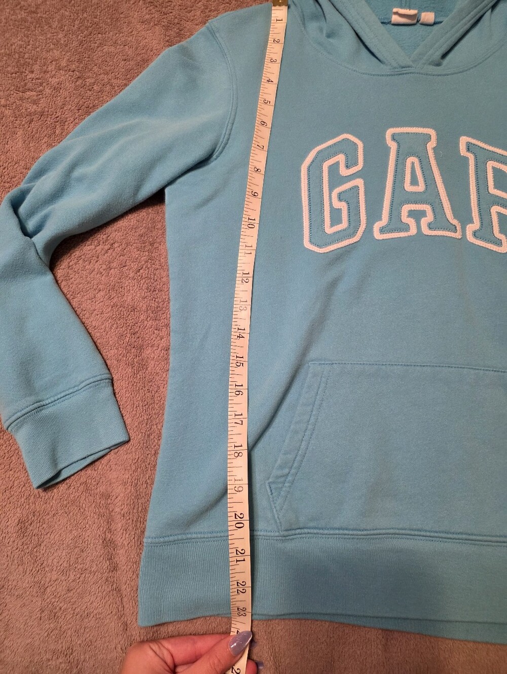 Light Blue GAP Hoodie - Picture 4 of 4